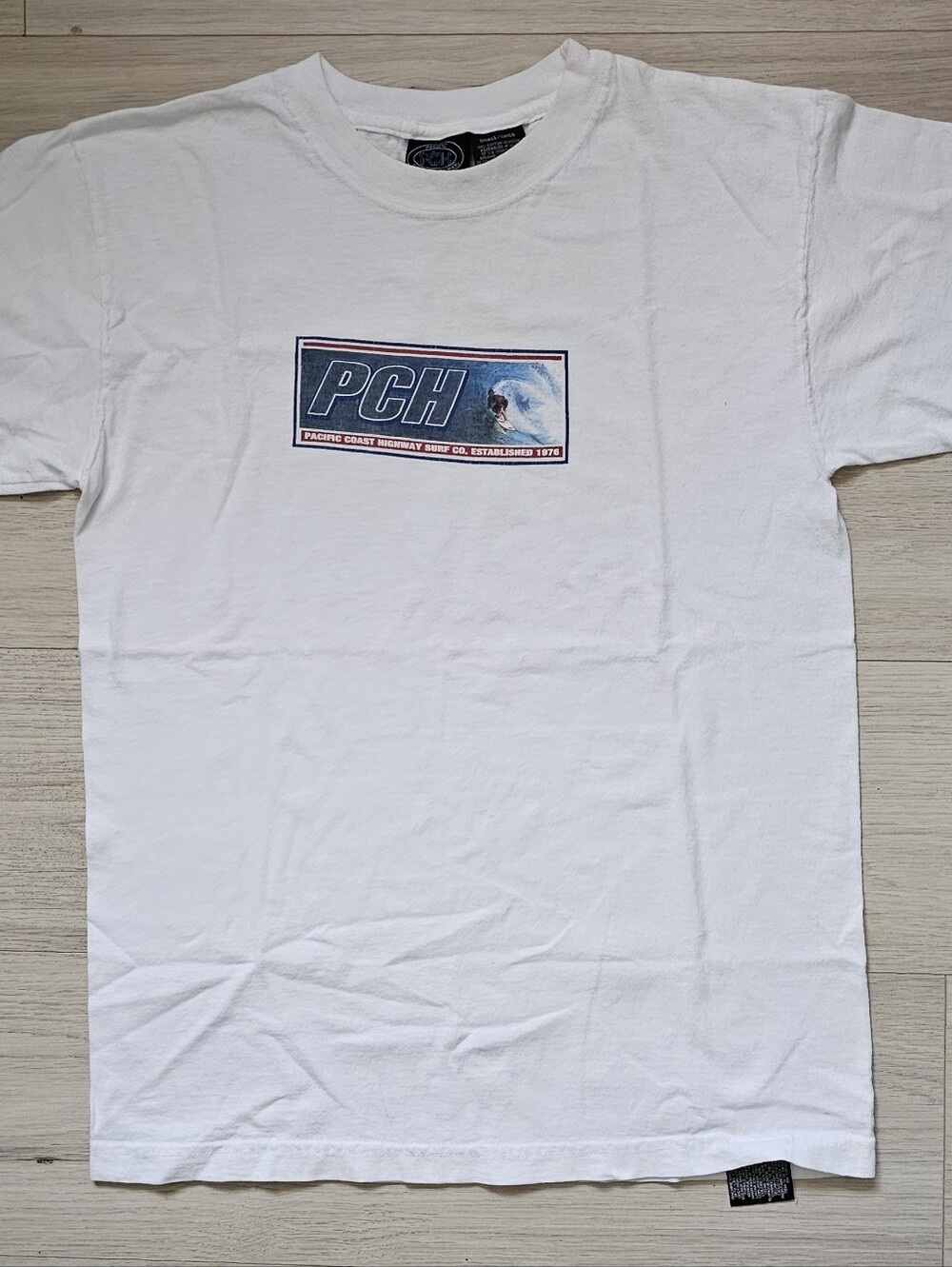 Vintage Pacific Coast Highway Surf Co. Tee – 90s Retro Graphic – Small